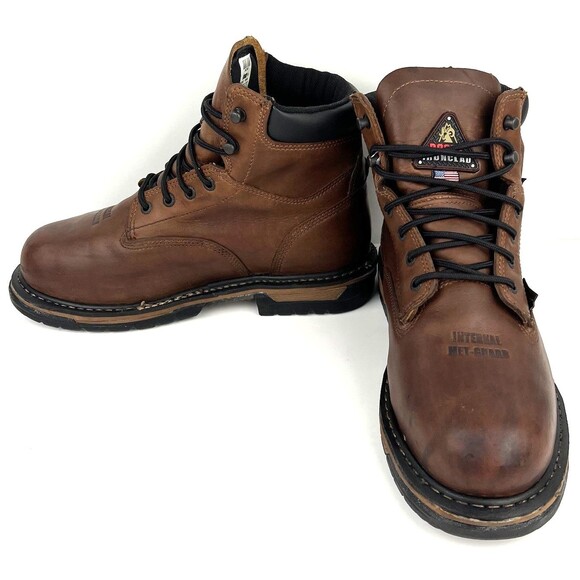 ROCKY Ironclad USA Made Steel Toe MET Guard Waterproof Boots RKK0362 Mens 9.5M - Picture 9 of 13